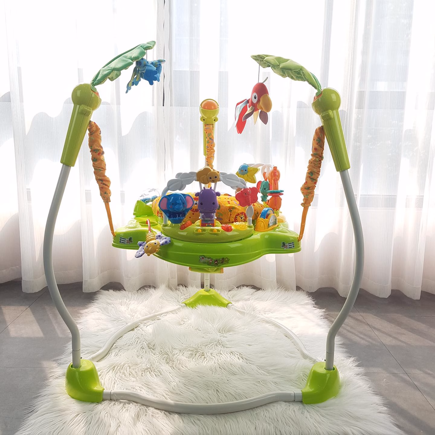Ghế nhún tập đứng cho bé iBaby - Ảnh 4