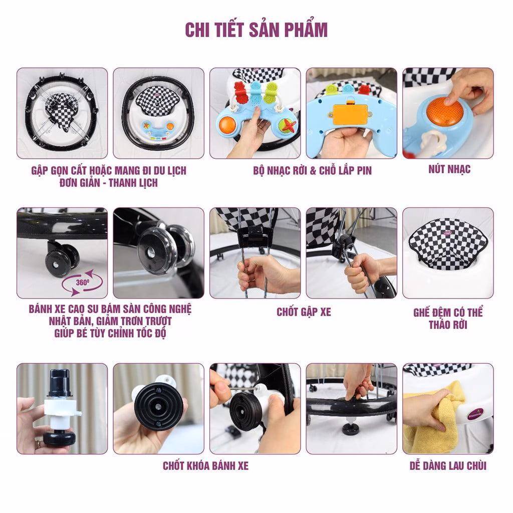 Xe tập đi có đồ chơi Mastela - Ảnh 2