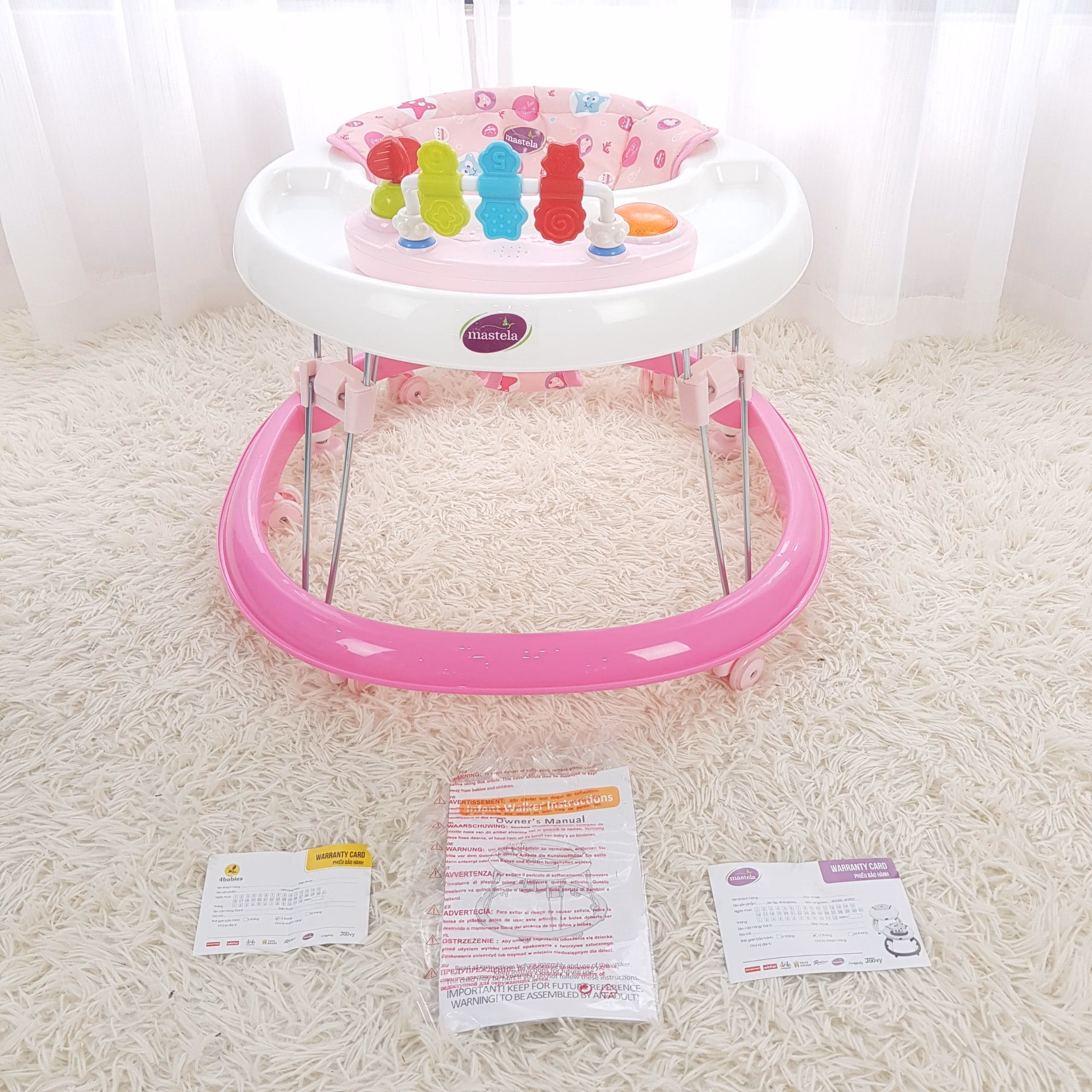 Xe tập đi có đồ chơi Mastela - Ảnh 9